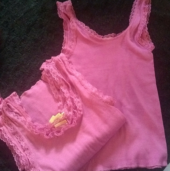 NWOT pink lace tank top (multiple available) - Picture 1 of 4